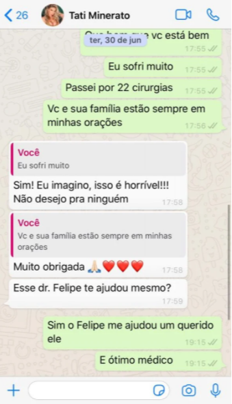 (Foto: Reprodução/WhatsApp/Metrópoles)