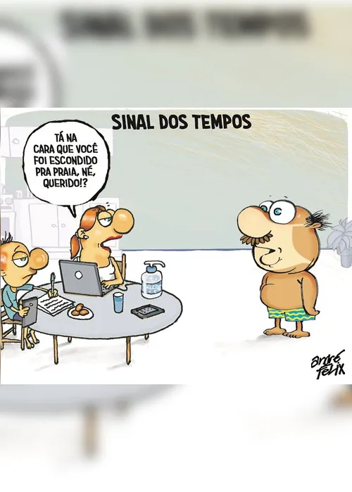 Imagem ilustrativa da imagem Charge do Dia: Sinal dos tempos