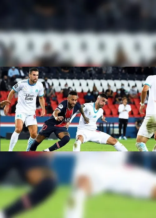 Imagem ilustrativa da imagem Neymar é expulso, acusa rival de racismo e PSG perde para Olympique de Marselha