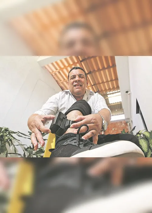 Imagem ilustrativa da imagem "Estou tendo uma nova oportunidade", diz condenado que usa tornozeleira