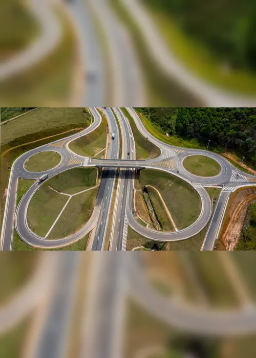 Imagem ilustrativa da imagem Novos viadutos em Guarapari devem desafogar o trânsito na 101. Veja imagens aéreas
