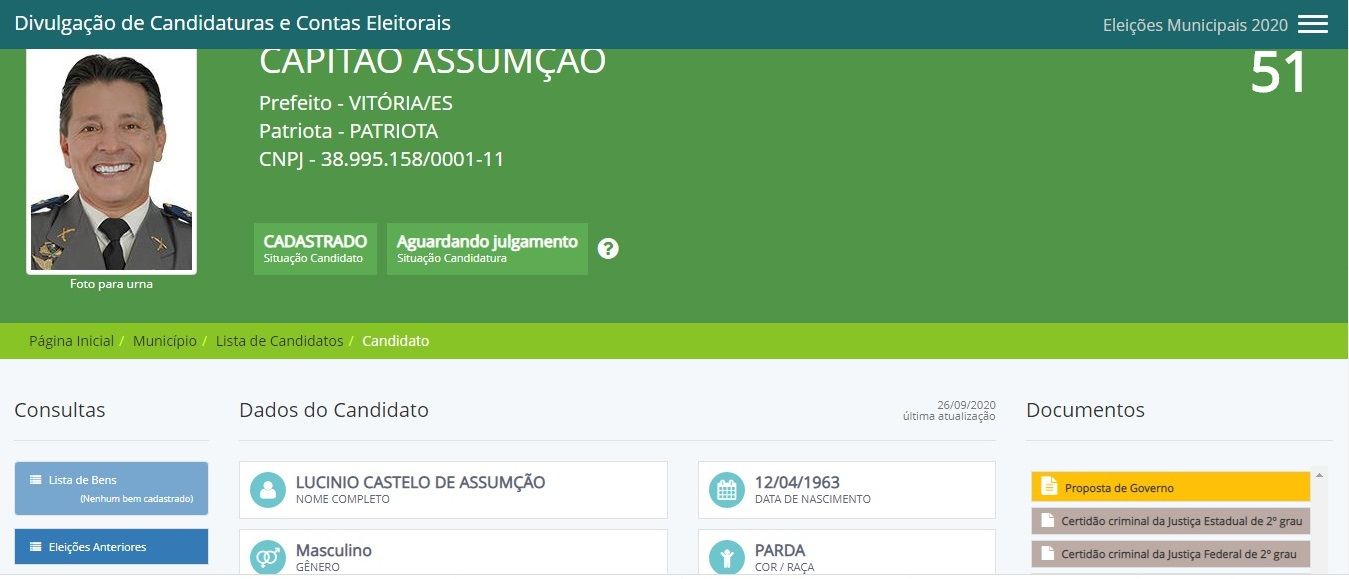 (Foto: Print/TSE)