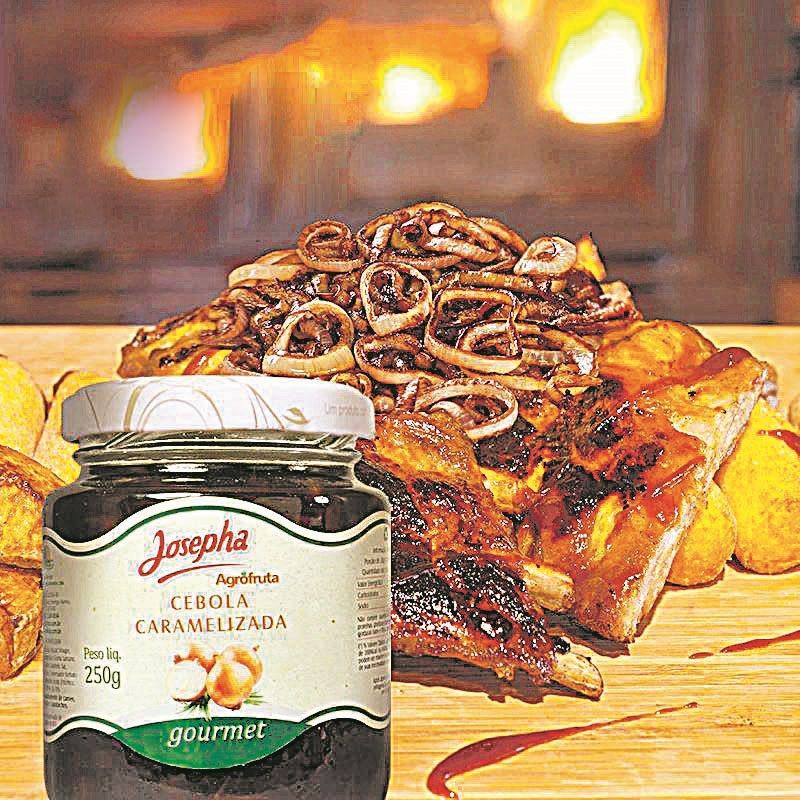 Bacon crocante e sequinho com geleia de cebola caramelizada. (Foto: Agrofruta/Divulgação)