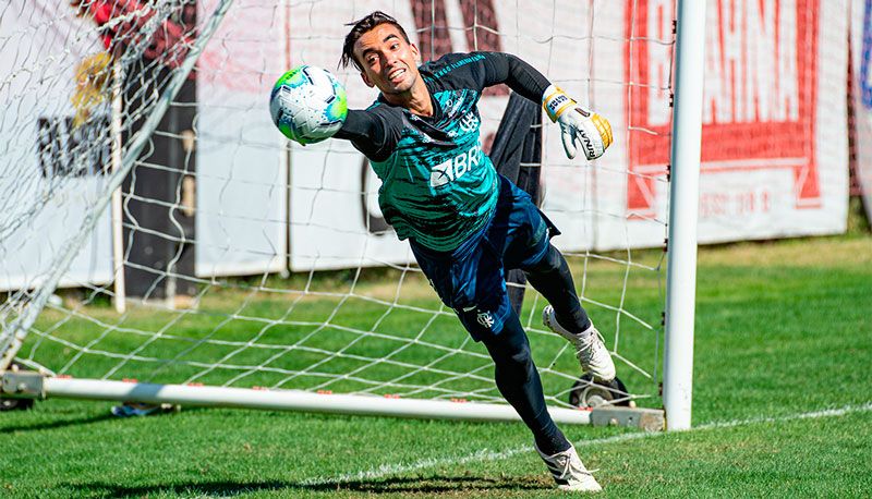 César, segundo goleiro do Flamengo (Foto: Alexandre Vidal / Flamengo)