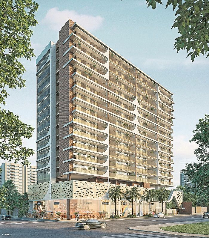Residencial vai ser construído no lugar do antigo posto Veleiros, uma das melhores localizações da Praia da Costa (Foto: Divulgação)