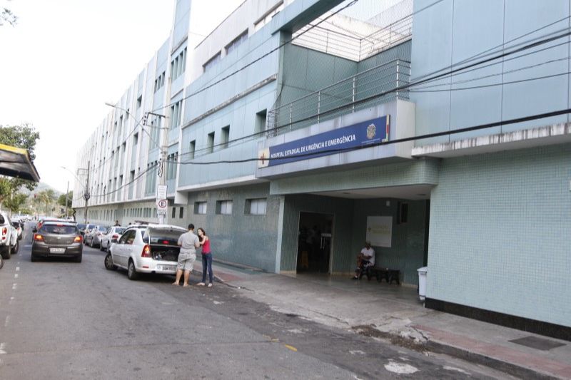 Hospital Estadual de Urgência e Emergência (HEUE) (Foto: Thiago Coutinho/AT)