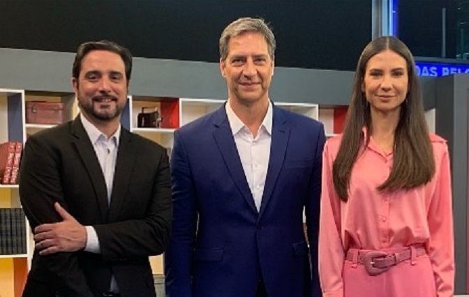 Luís Ernesto Lacombe, Amanda Klein e Silvio Navarro (Foto: Divulgação)