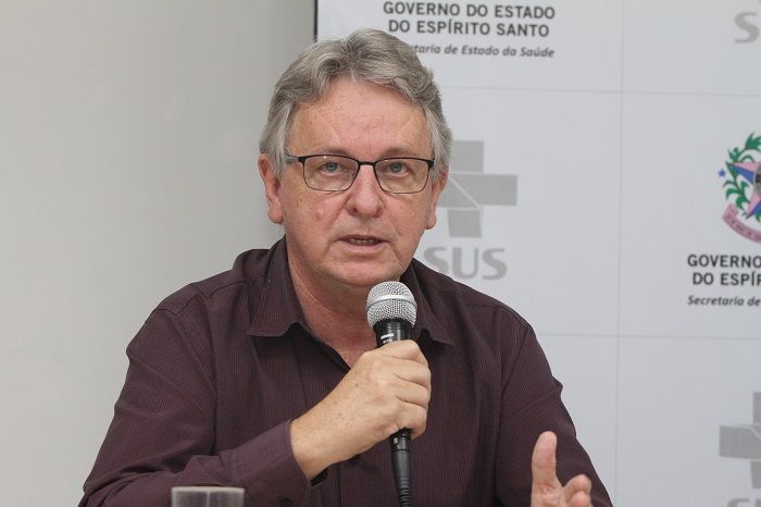 O subsecretário de Vigilância em Saúde, Luiz Carlos Reblin. (Foto: Beto Morais/AT)