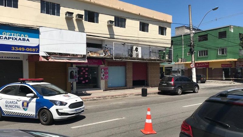 A Guarda Municipal foi acionada e está no local fazendo isolamento (Foto: Divulgação/ GMVV)
