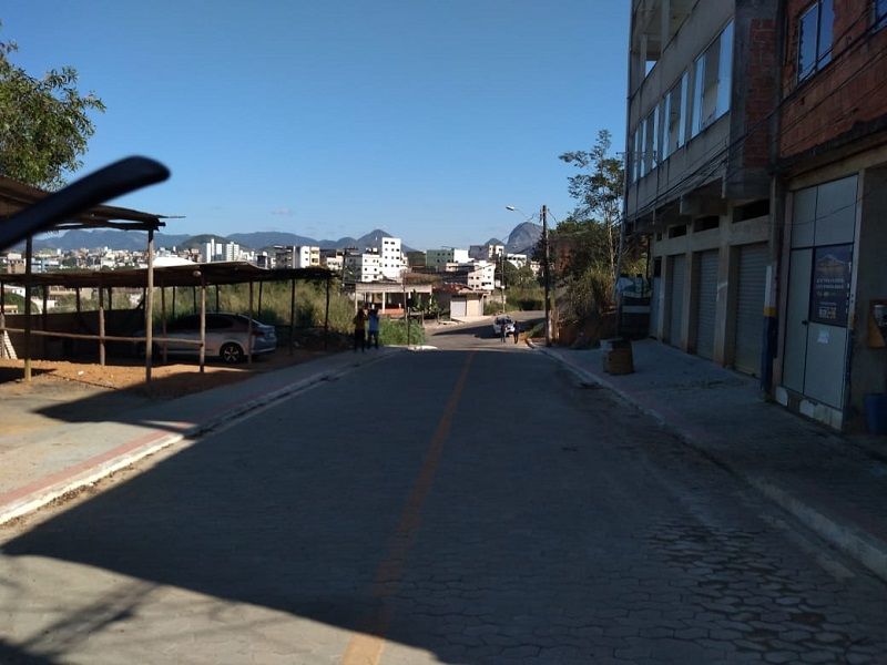 Rua Bigodinho, em São Conrado, Cariacica, onde o motorista de aplicativo foi baleado. (Foto: Fábio Nunes/AT)