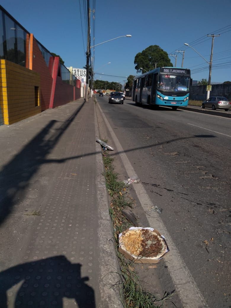 Local onde motorista de aplicativo foi morto (Foto: Fábio Nunes/ AT/ 17/07/2020)