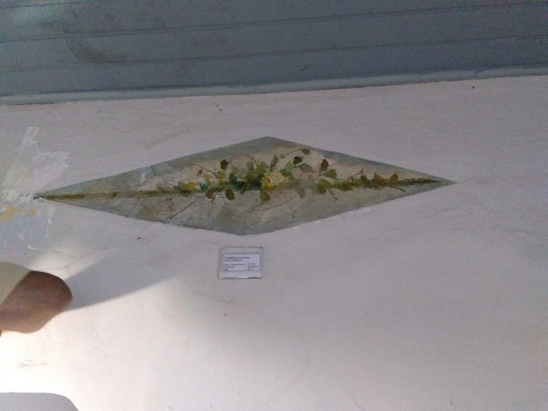 Mais pinturas inéditas descobertas no Museu Homero Massena. (Foto: Divulgação)