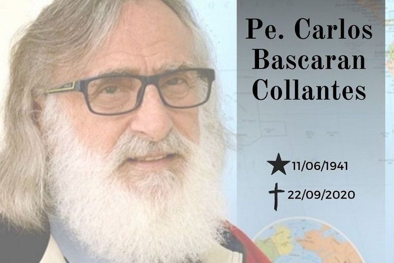 Padre Carlos Bascaran morreu nesta terça-feira (22) (Foto: Divulgação)