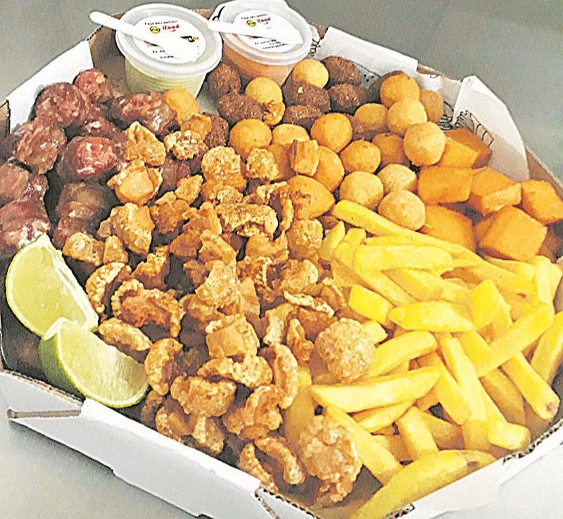 Porção Terra doMaranga’s Bar, em Vila Nova, Vila Velha. (Foto: Divulgação/Marangas Bar)