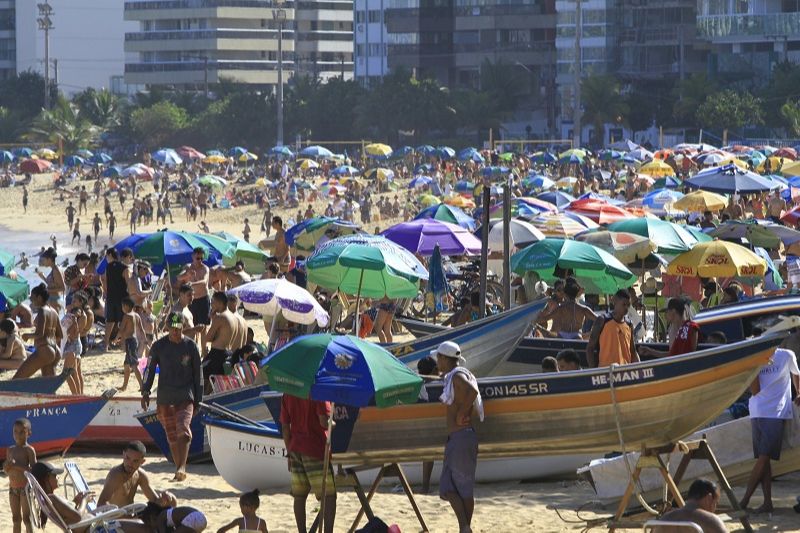 Praia da Costa (Foto: Dayana Souza/AT)