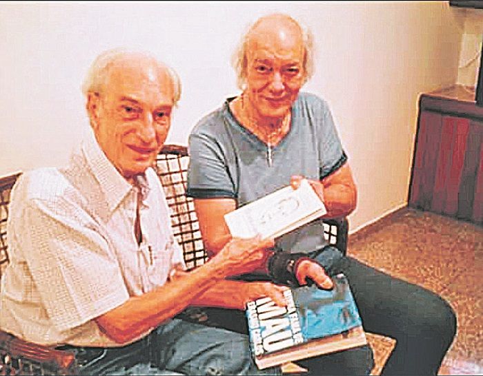Raul com Erasmo: gratidão (Foto: Acervo pessoal)