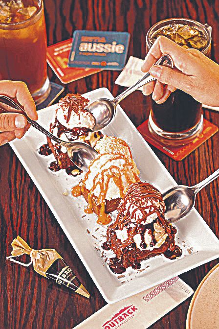 Sobremesas do Outback dos Shoppings Vitória e Vila Velha. (Foto: Divulgação/Outback)