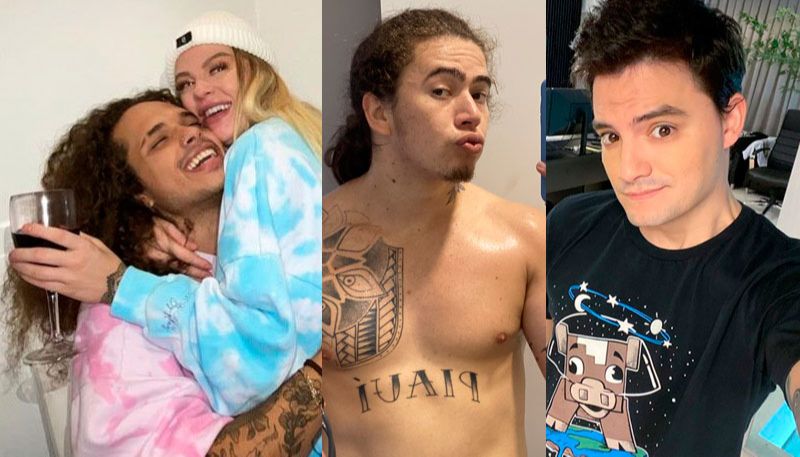 Felipe Neto (à direita) comentou os assuntos relacionados a Vitão, Luisa Sonza e Whindersson (Foto: Reprodução / Instagram)