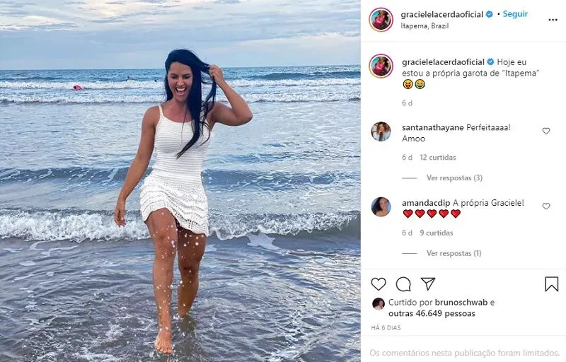 Imagem ilustrativa da imagem "Piriguete", diz Zilu sobre Graciele Lacerda em postagem em rede social
