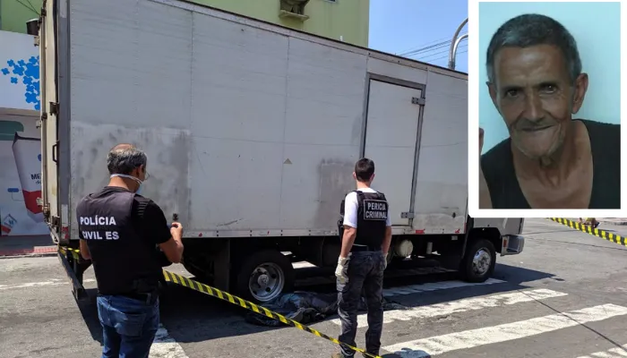 Imagem ilustrativa da imagem Vendedor de livros morre após ser atropelado por caminhão em Itapuã