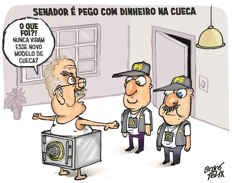 Imagem ilustrativa da imagem Charge do Dia: Novo modelo de cueca