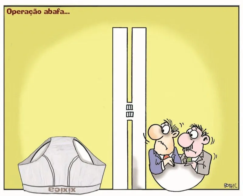 Imagem ilustrativa da imagem Charge do Dia: Operação abafa...