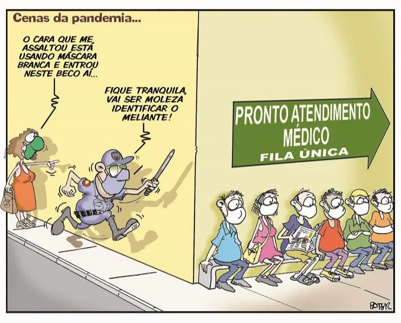 Imagem ilustrativa da imagem Charge do Dia: Cenas da pandemia