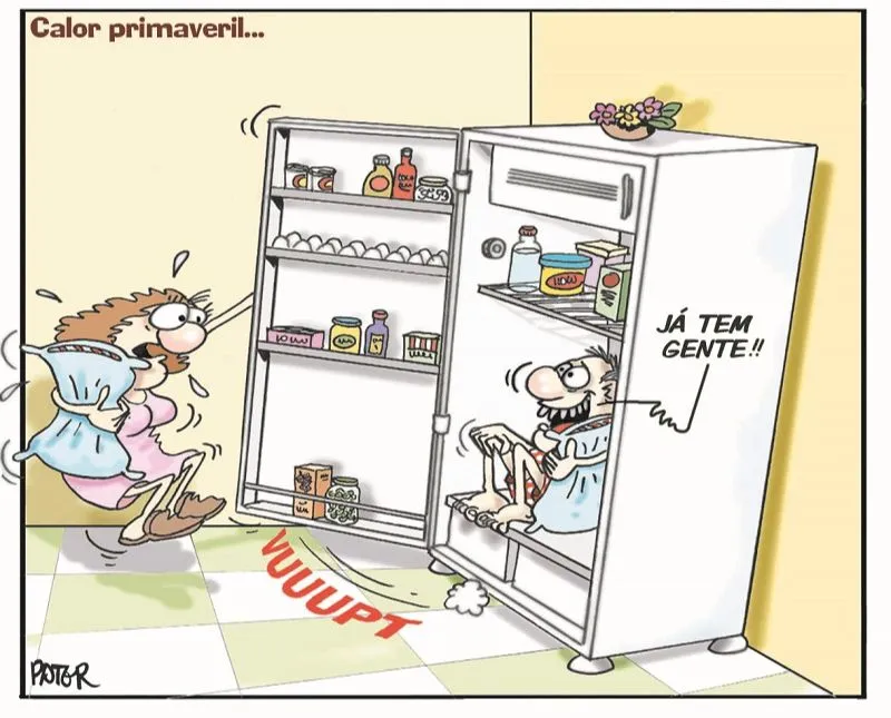 Imagem ilustrativa da imagem Charge do Dia: Calor Primaveril...