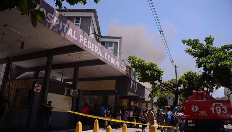 Imagem ilustrativa da imagem Morre terceira vítima de incêndio em hospital do Rio de Janeiro