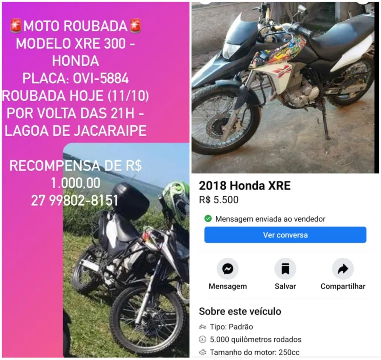 Imagem ilustrativa da imagem Chefe de quadrilha que vendia motos roubadas é preso
