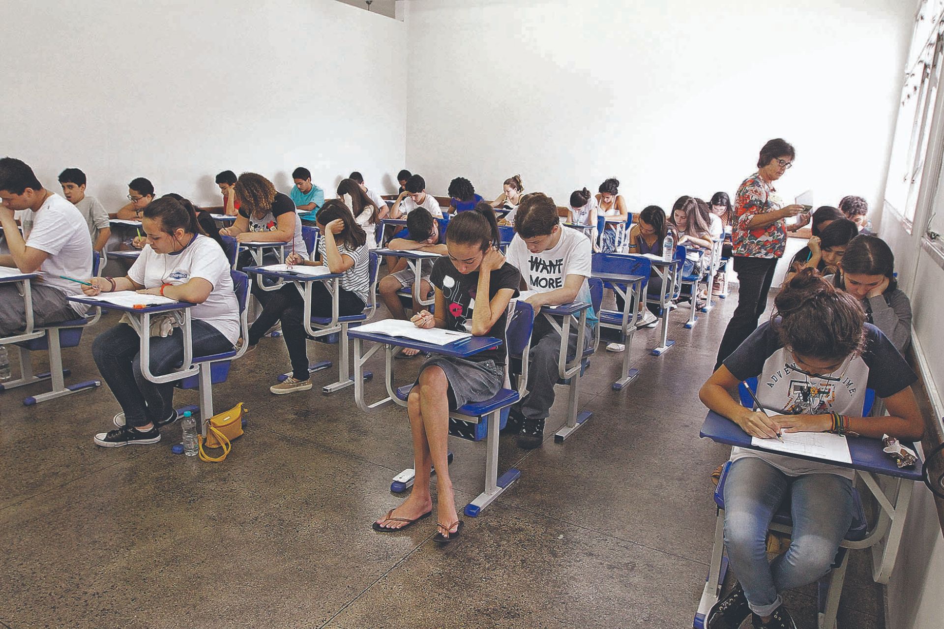 Candidatos fazem prova para garantir vaga no Ifes: curso preparatório possui unidades em Vitória, Vila Velha, Serra e Cariacica