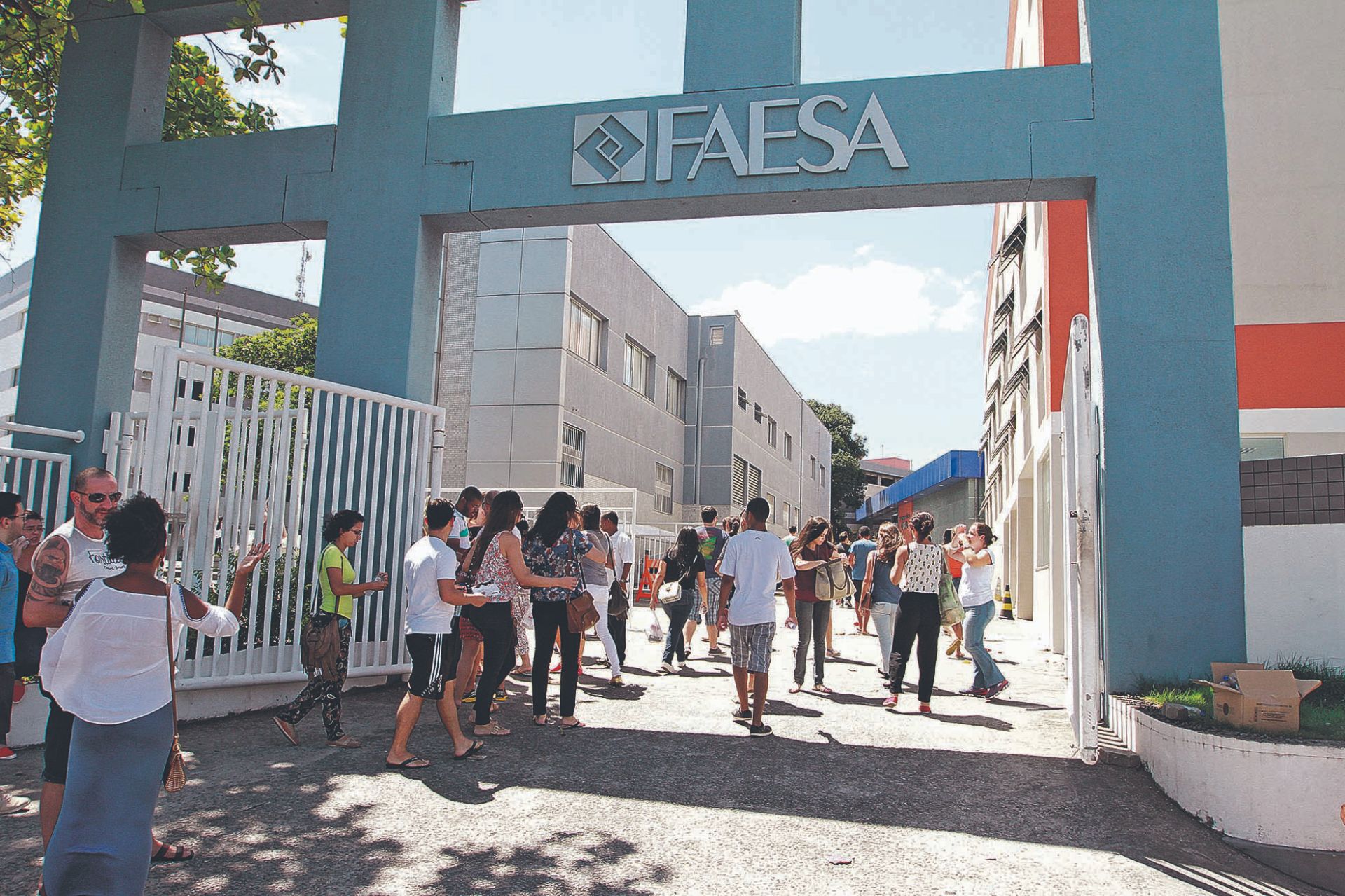 Campus localizado na avenida vitória: instituição tem unidades em Vitória, Cariacica e Sooretama