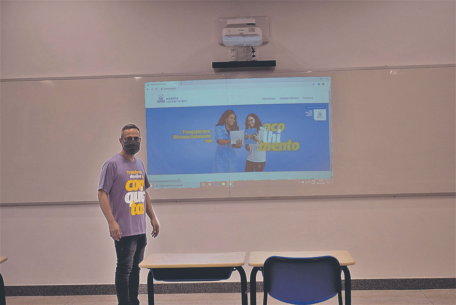 Diretor Alair bento dos santos apresentou guia de retorno para a volta das atividades presenciais