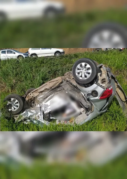 Imagem ilustrativa da imagem Acidente entre carros e carreta deixa um morto e dois feridos na Serra