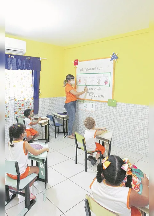 Imagem ilustrativa da imagem Escolas voltam com presença de 25% a 70% dos estudantes