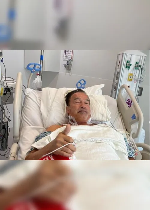 Imagem ilustrativa da imagem Arnold Schwarzenegger passa por nova cirurgia cardíaca e diz que se sente fantástico