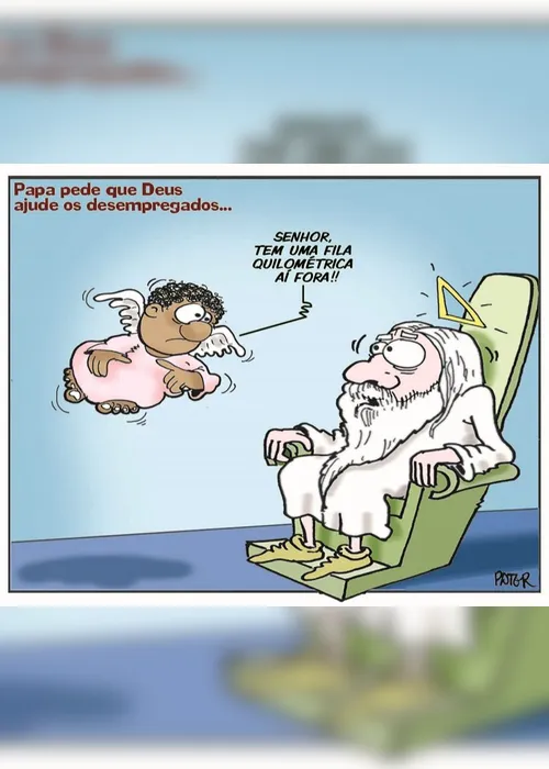 Imagem ilustrativa da imagem Desemprego é o tema da charge deste domingo