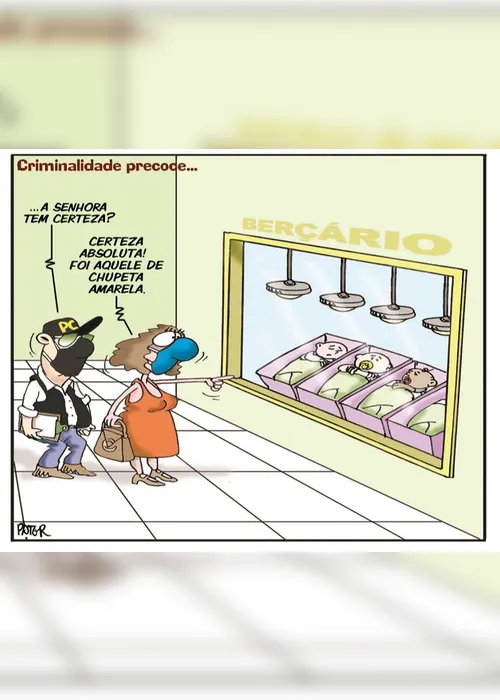 Imagem ilustrativa da imagem Criminalidade é o tema da Charge do Dia