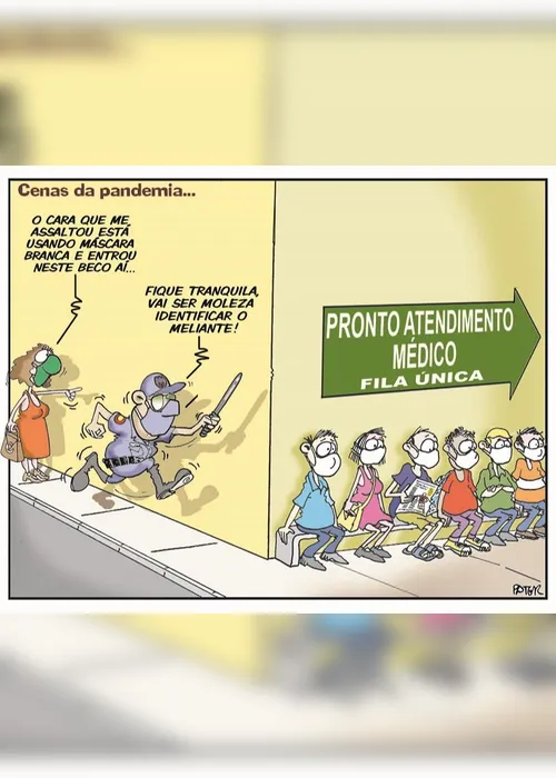 Imagem ilustrativa da imagem Charge do Dia: Cenas da pandemia