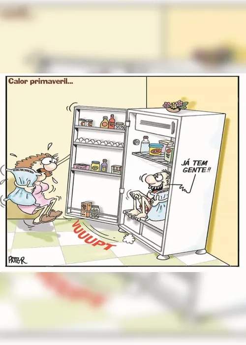 Imagem ilustrativa da imagem Charge do Dia: Calor Primaveril...