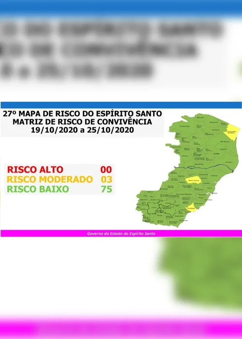 Imagem ilustrativa da imagem Duas novas cidades entram na lista de risco moderado de Covid