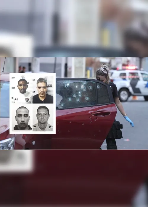 Imagem ilustrativa da imagem Polícia divulga identificação dos presos por fuzilar carro no Centro de Vitória