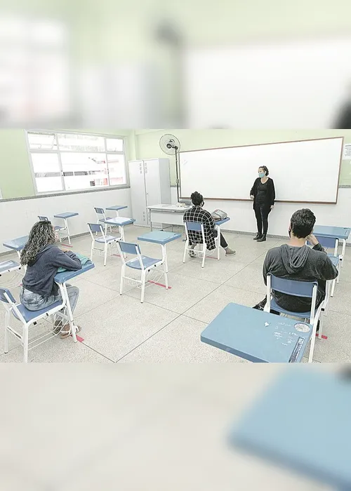 Imagem ilustrativa da imagem Maioria das famílias não libera a volta de alunos nas escolas estaduais