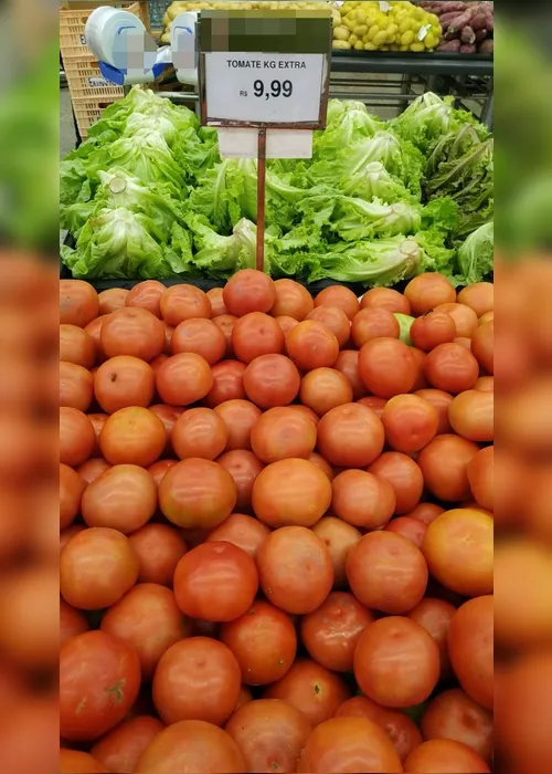 Imagem ilustrativa da imagem Tomate sobe 160% e chega a R$ 10 o quilo nos supermercados