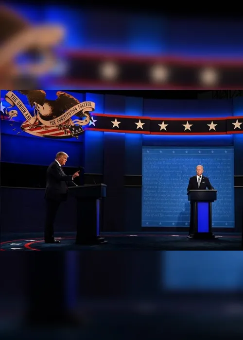 Imagem ilustrativa da imagem O debate que falta aqui sobrou no encontro Trump e Biden