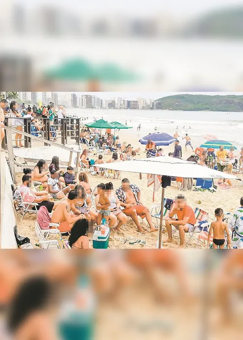 Imagem ilustrativa da imagem Turistas de Minas lotam praias de Guarapari na "Semana do Saco Cheio"