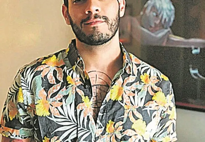 O ator Oscar Ramirez, 34 anos