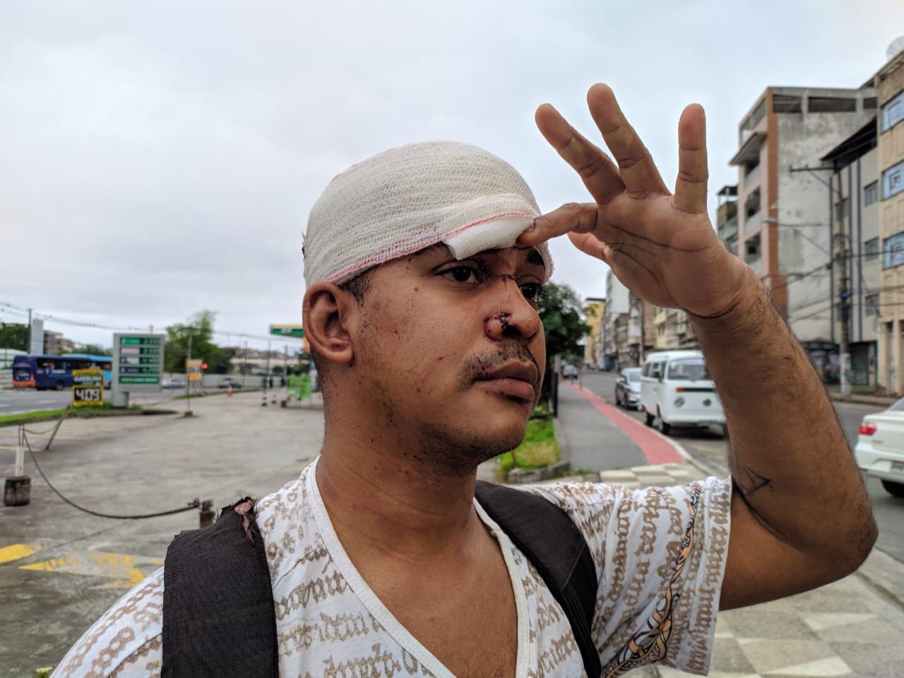 O balconista Silas Neves da Silva, 31 anos (Foto: Júlia Afonso)