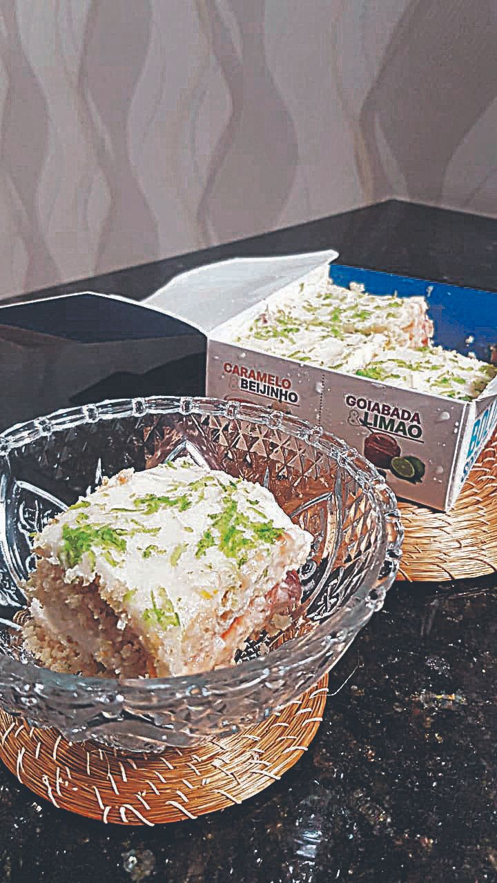 Bolo de sorvete da Tradicional Bolos e Tortas (3208-1887), na Praia da Costa. (Foto: Divulgação/Tradicional Bolos)