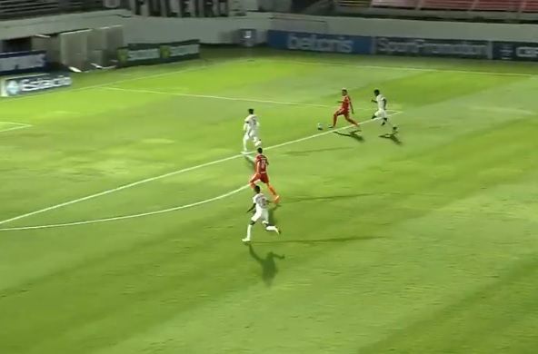 Inter levou a melhor no confronto (Foto: Reprodução/ SporTV/ Premiere)